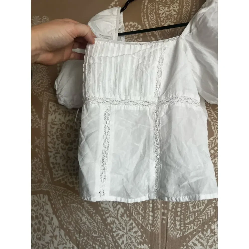 Reformation Klaire Top in White